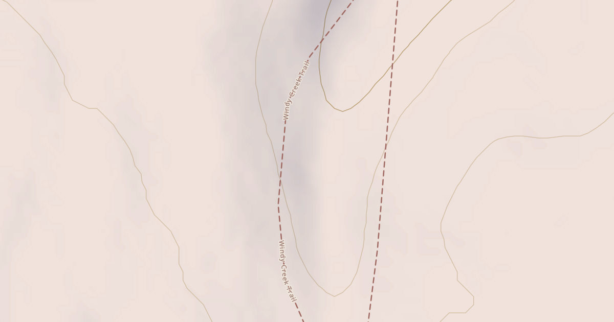 Map preview of Windy Creek Subsistence Ohv Trail