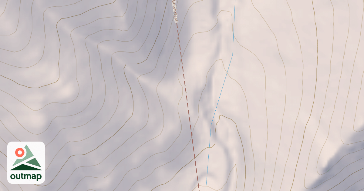 Map of Corbly Gulch