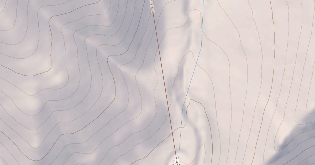 Map preview of Corbly Gulch