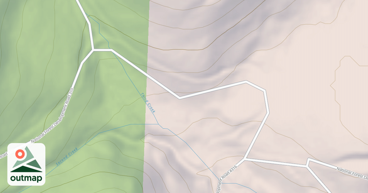Map of USFS National Forest System Roads {A1EA1861-82DD-4548-95F7-5F662FE4DA88}