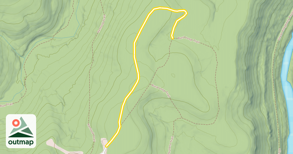 Map of Sproul Loop Trail