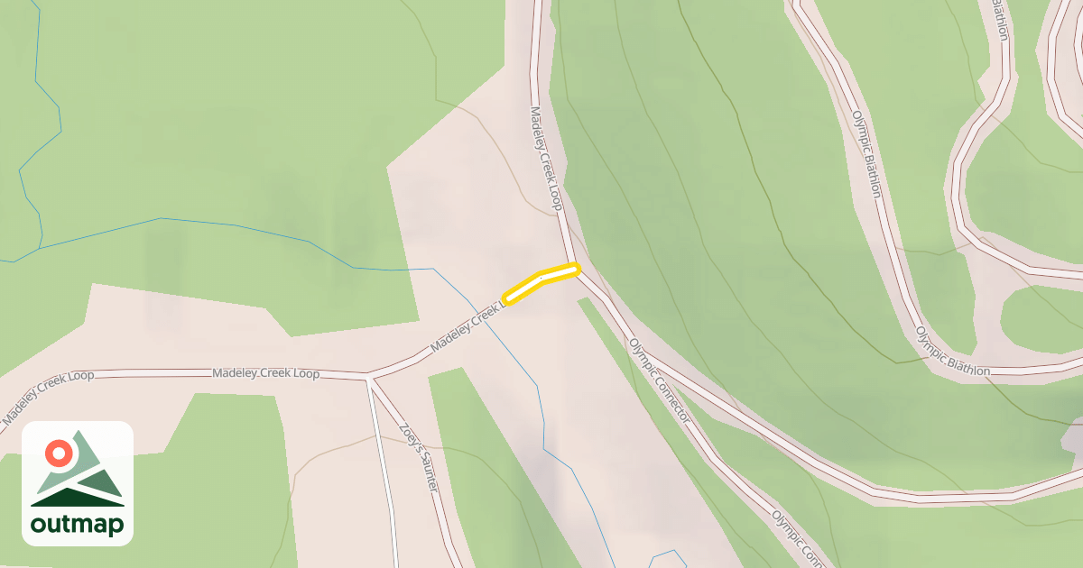 Map of Madeley Creek Loop