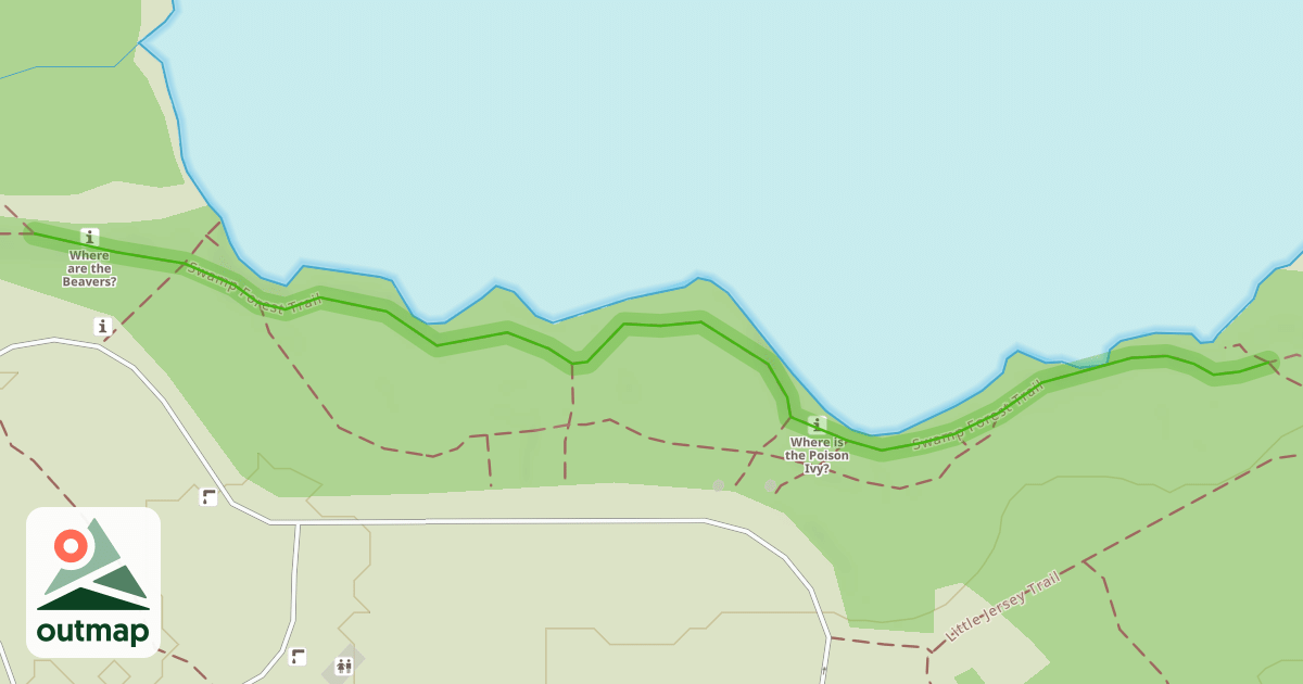 Map of Swamp Forest Trail
