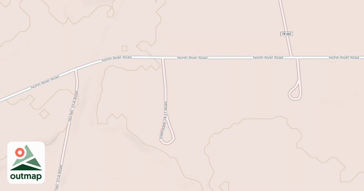 Map of INTERSTATE 14-21