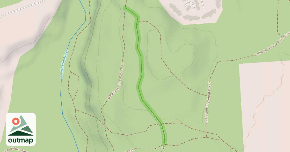 Map of LaPlatte Nature Park Trail