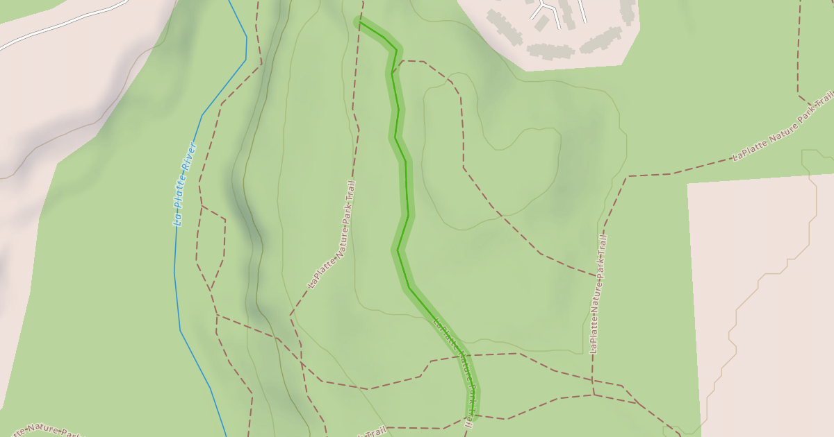 Map preview of LaPlatte Nature Park Trail