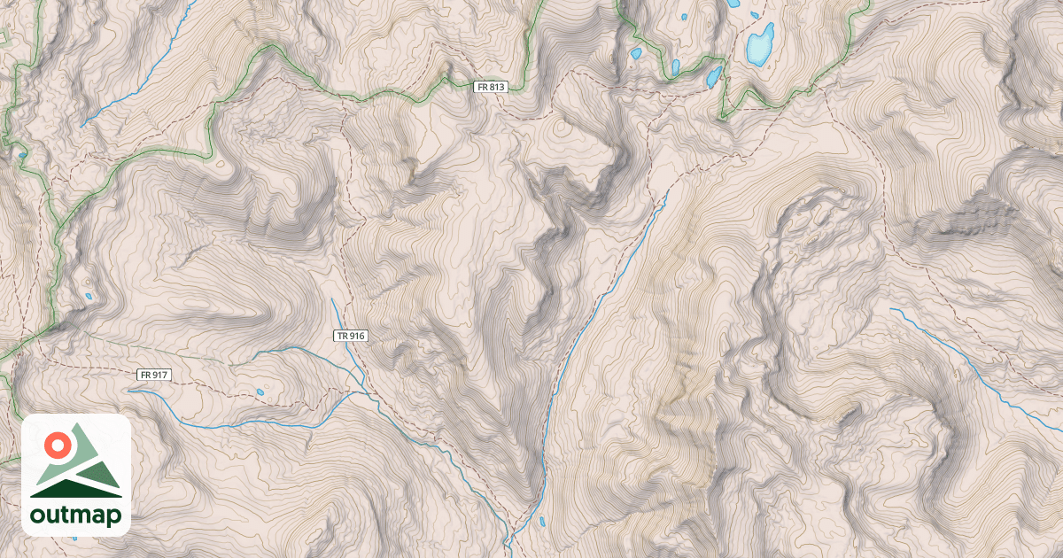 Map of EAST FK. MIDDLE POLE