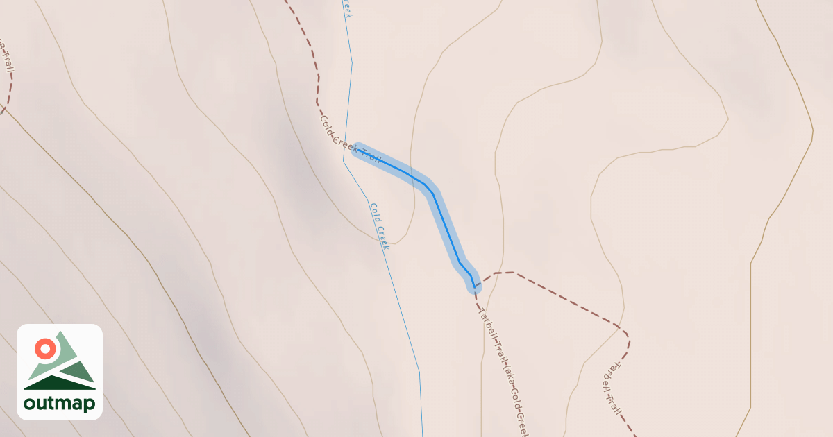 Map of Cold Creek Trail