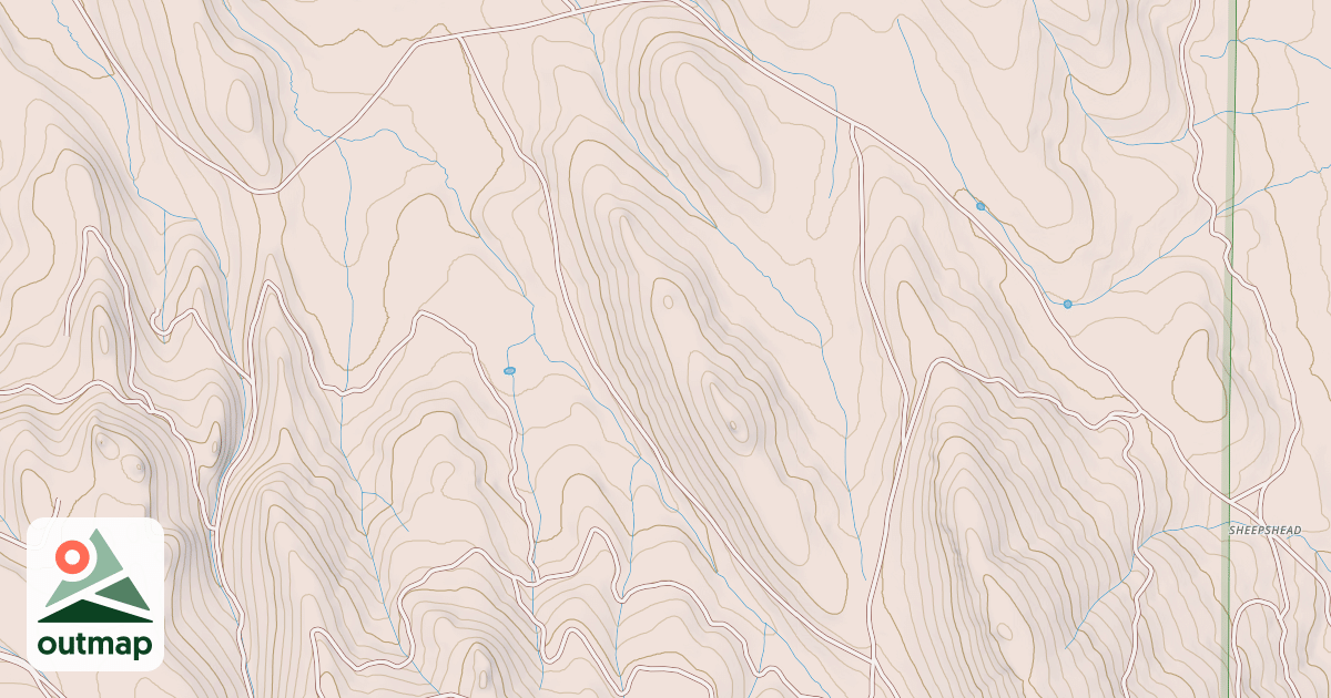 Map of BOARD CABIN FLAT