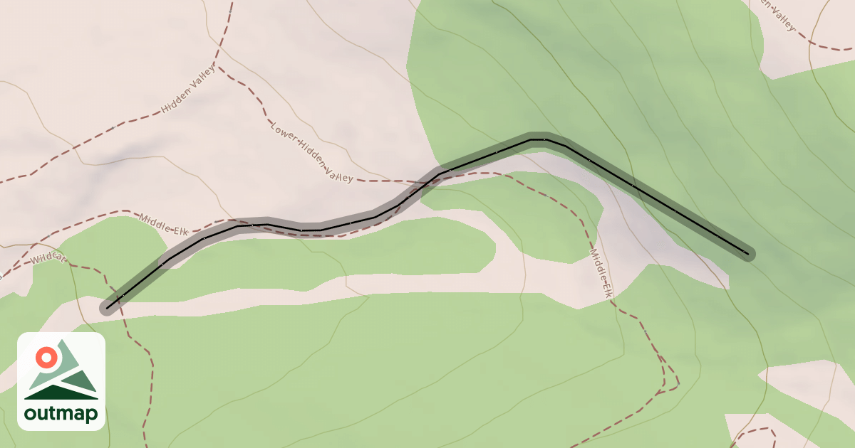 Map of Christmas Tree Valley