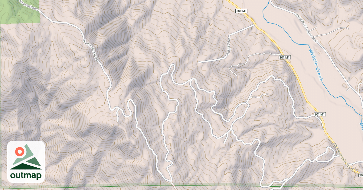 Map of HUNTER POINT
