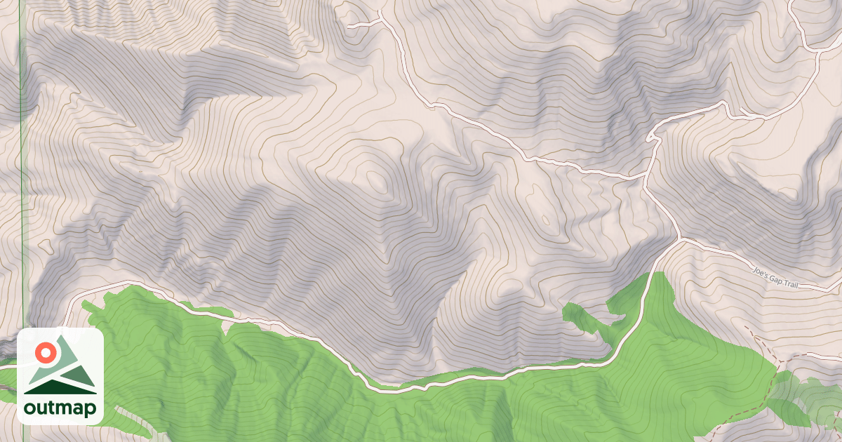 Map of JOE'S GAP