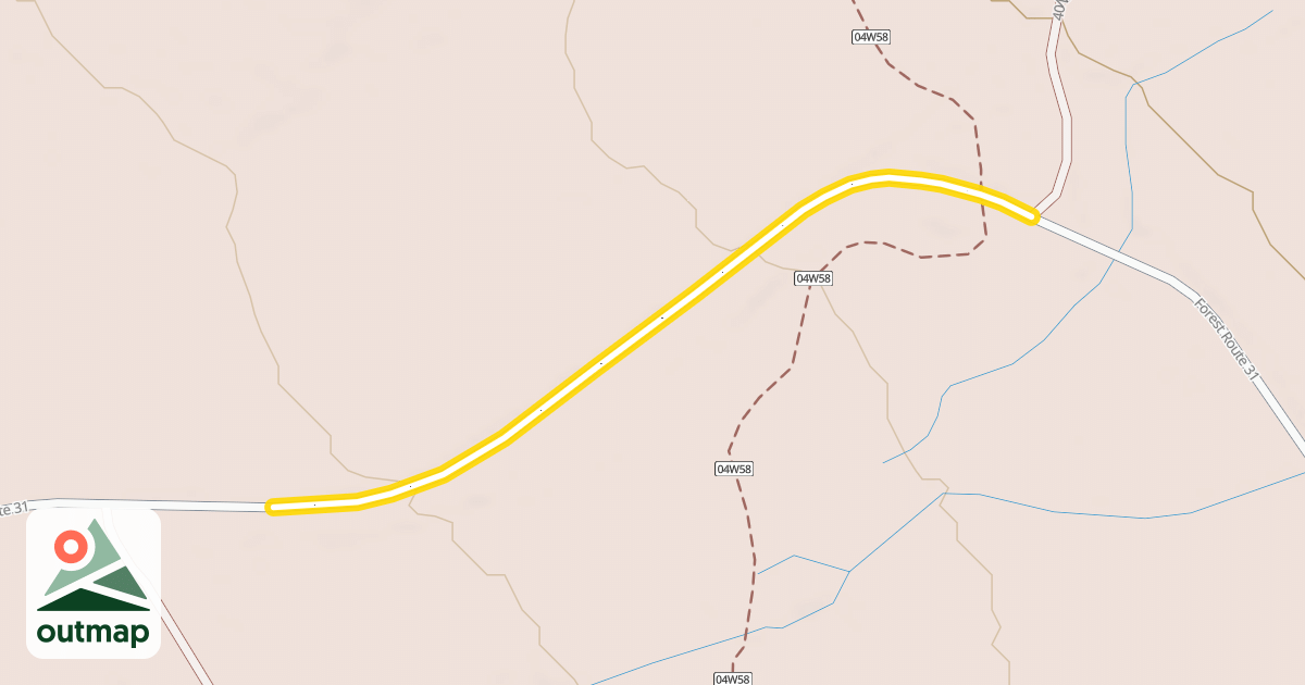 Map of Forest Route 31