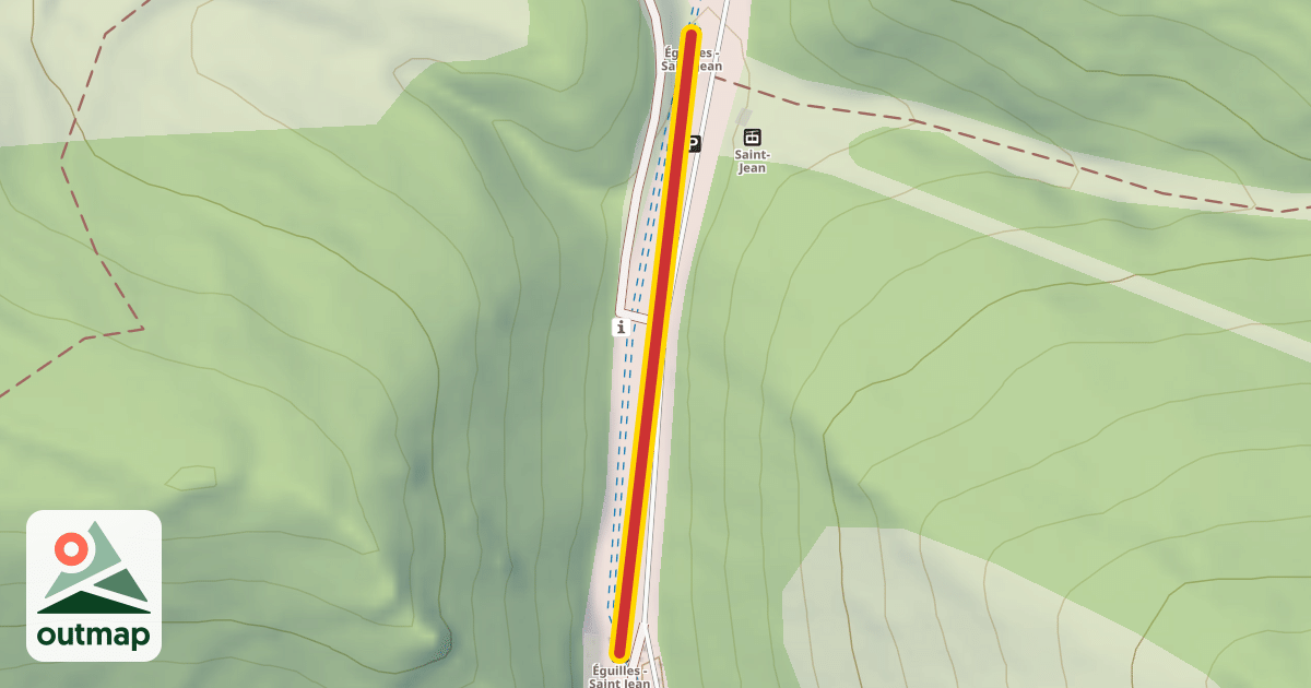 Map of Éguilles - Saint Jean
