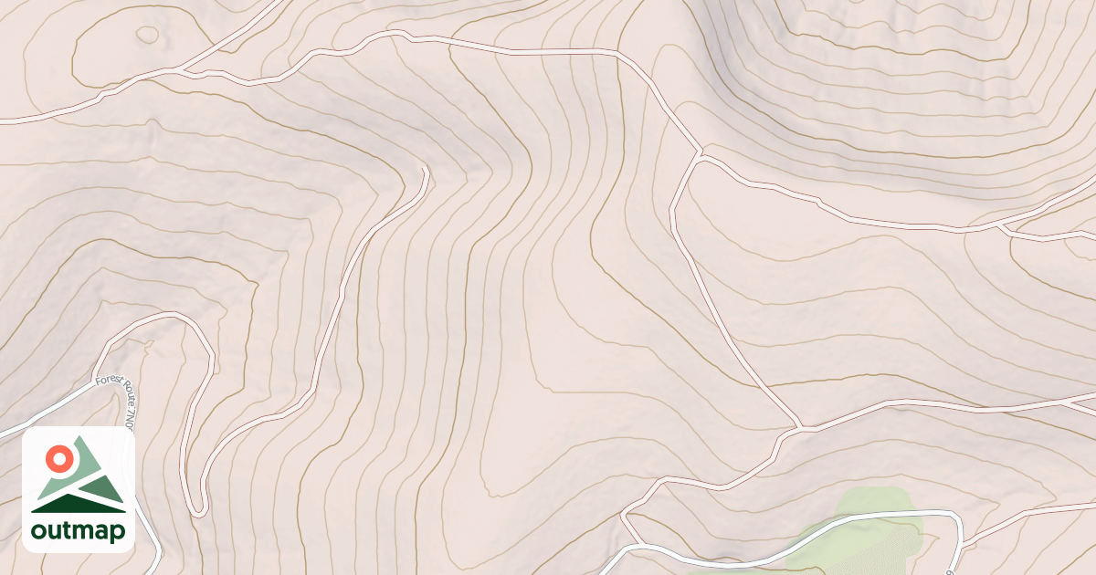 Map of USFS Motor Vehicle Use Map Roads {CC70B416-B6D1-41AC-90F2-1DE57E70174E}