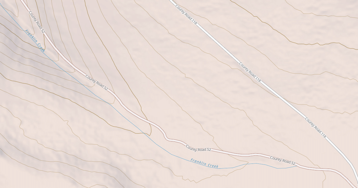Map preview of LASSEN CREEK SPUR