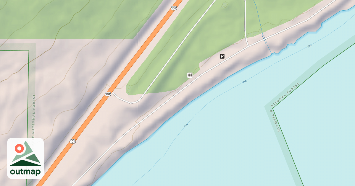 Map of SEAL ROCK CG OVERFOW SPUR