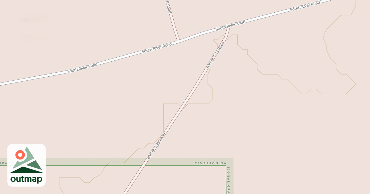 Map of BARKER 1-33