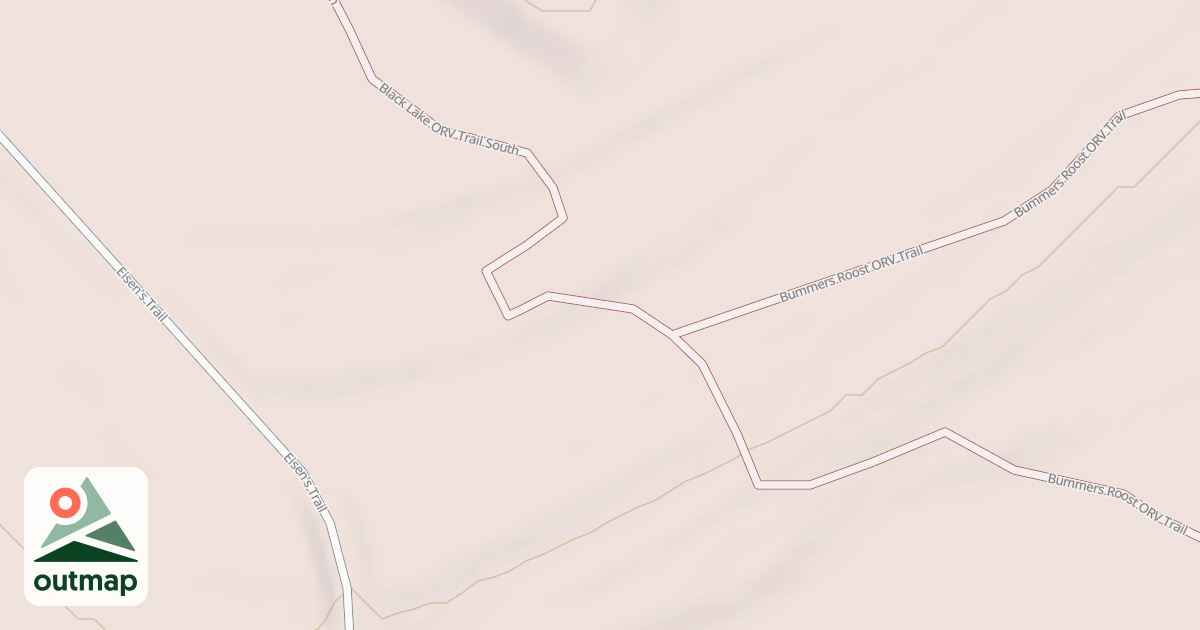 Map of Black Lake Trail