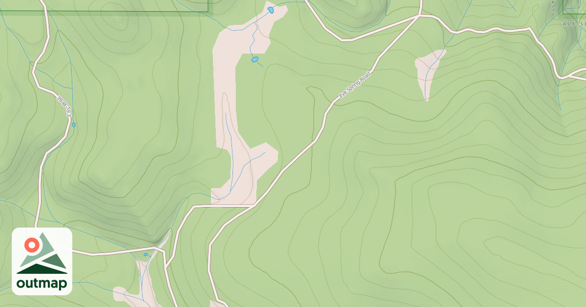 Map of Hyatt Lake