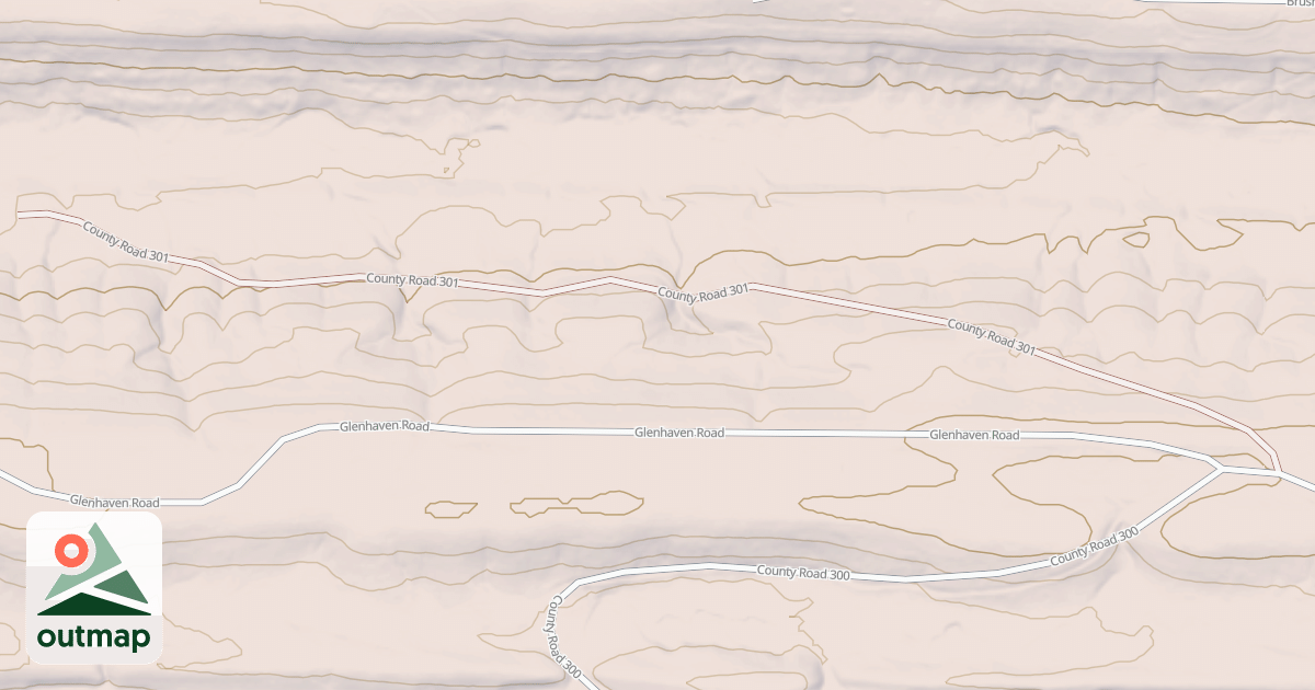 Map of ANOTHER BRUSHY