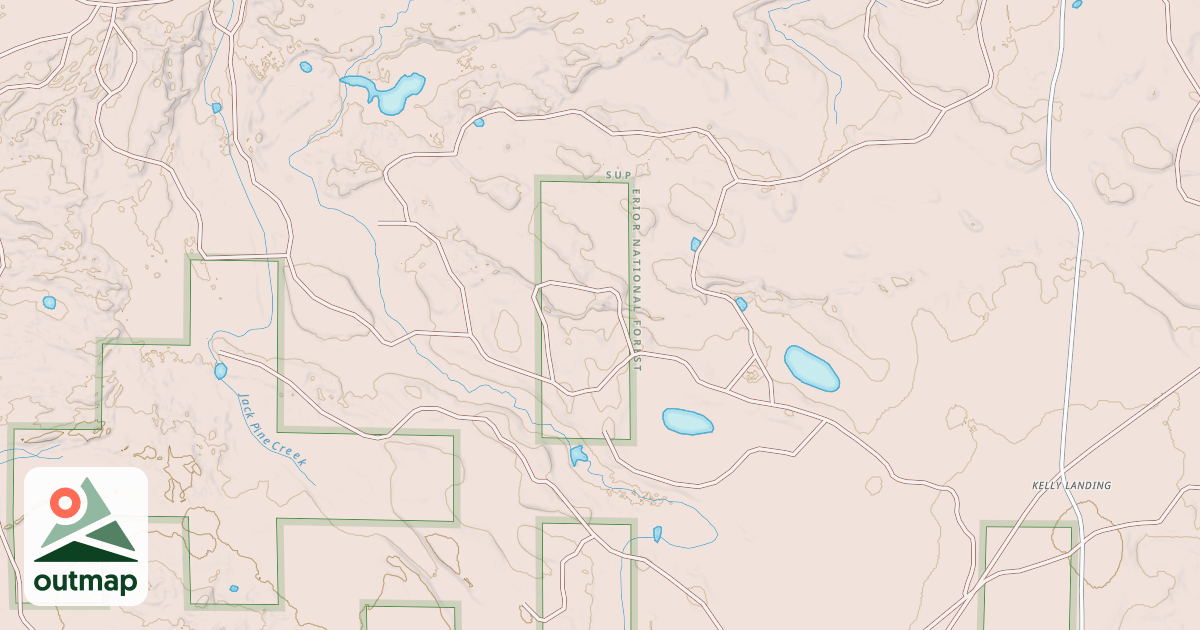 Map of DOGHOUSE LAKE