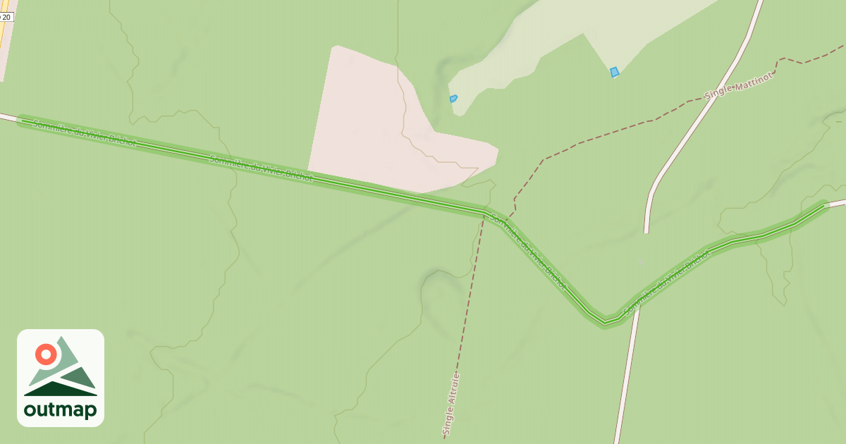 Map of Sommière du Vivier Brichot