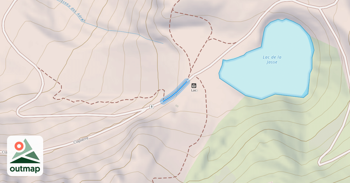 Map of Clapierre