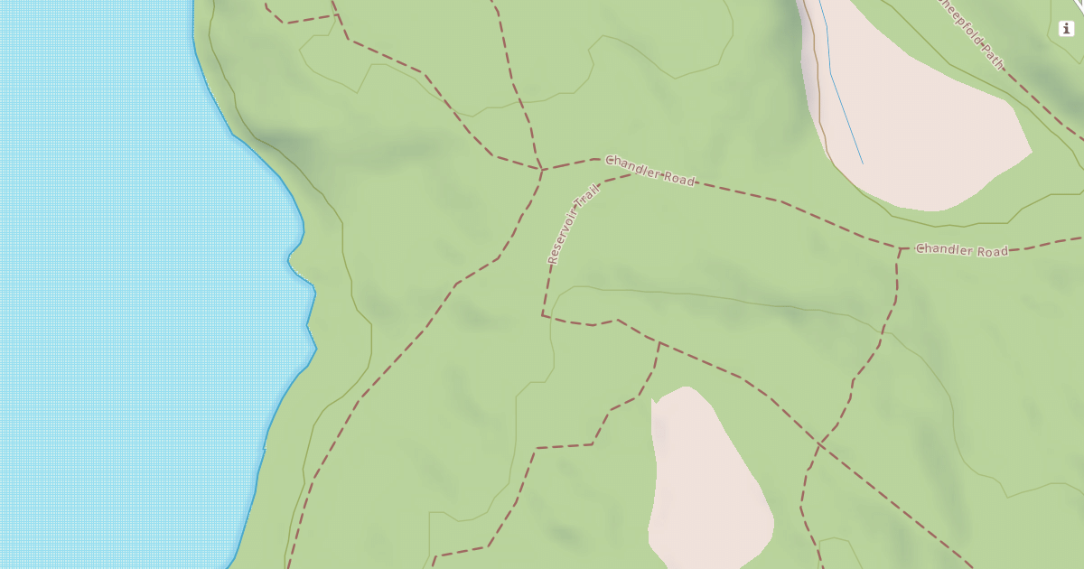 Map preview of Reservoir Trail