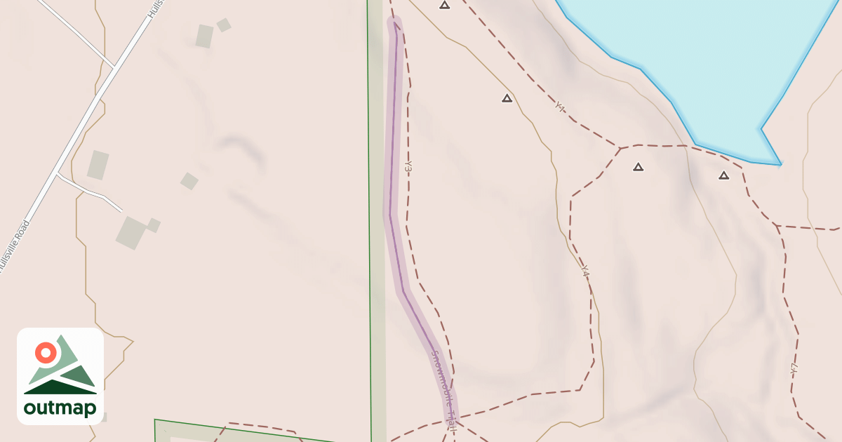Map of Snowmobile Trail