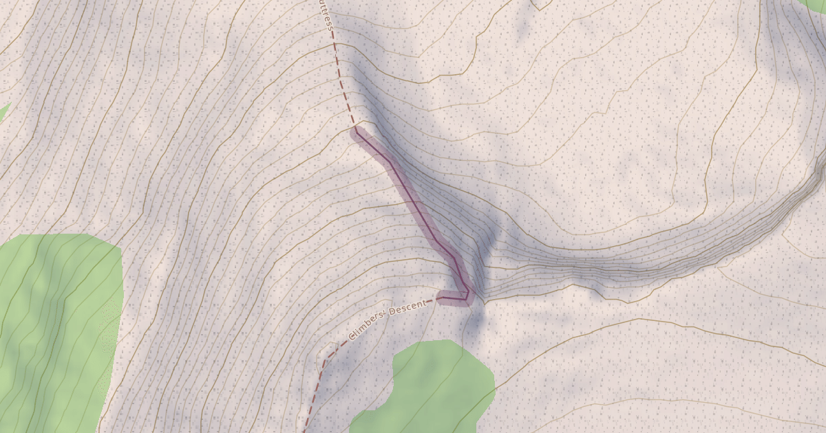 Map preview of Northwest Buttress