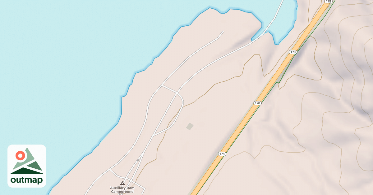 Map of AUXILIARY DAM