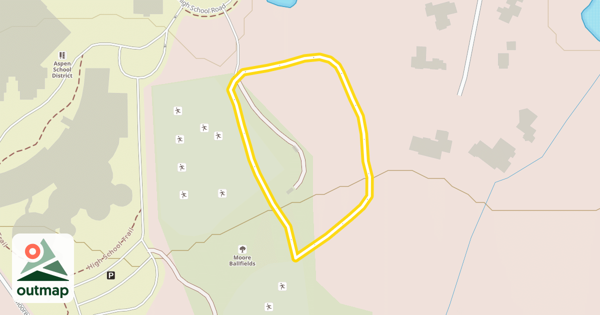Map of H.S. Ballfields