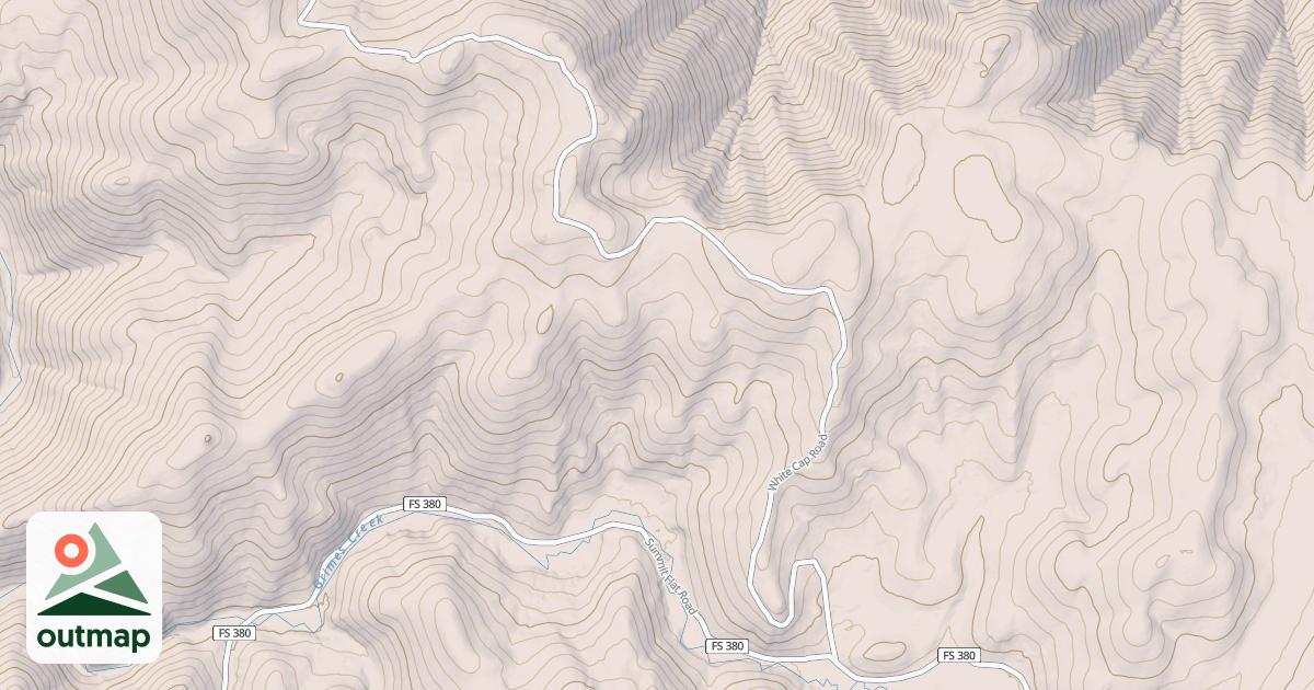 Map of GRIMES CREEK-SUMMIT FLAT