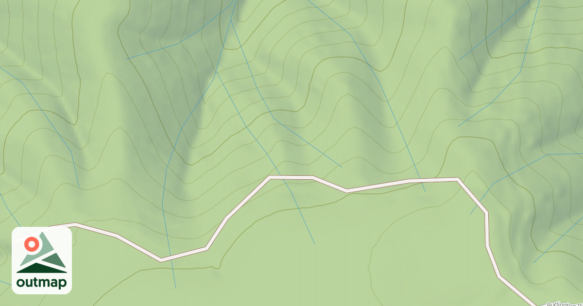 Map of BURLINGTON RIDGE SPUR