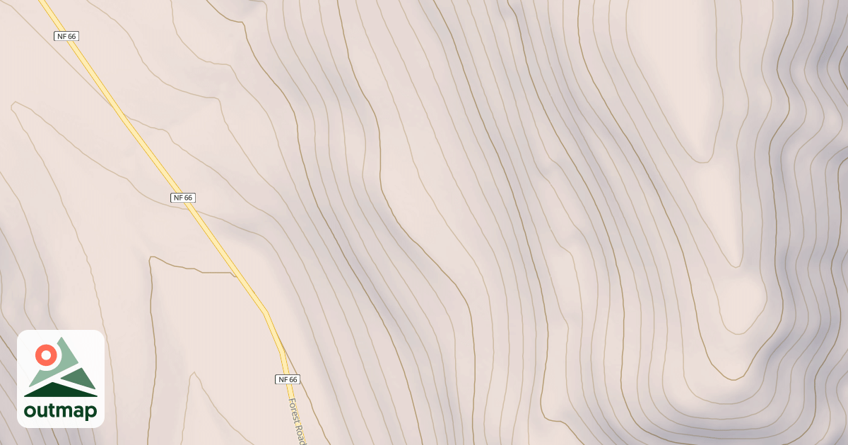 Map of USFS National Forest System Roads {3D822824-B4B3-471A-BBA1-63C64B33CB5F}