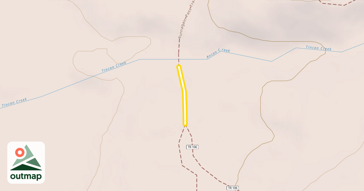 Map of Turnagain Pass Trail
