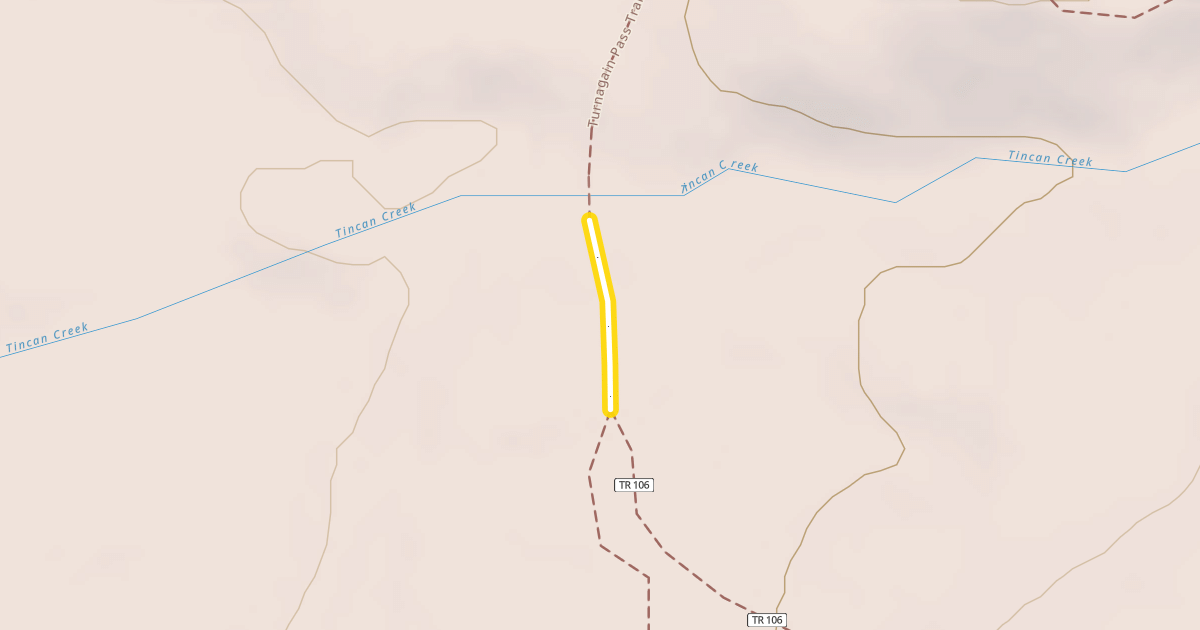 Map preview of Turnagain Pass Trail