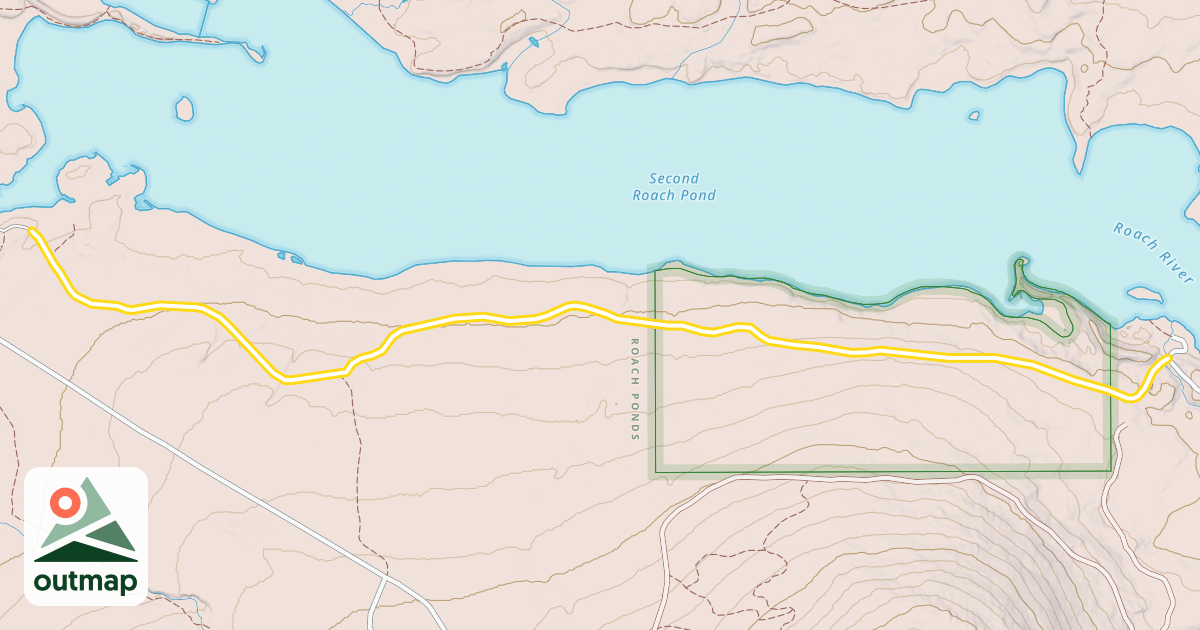Map of Lakeside Trail