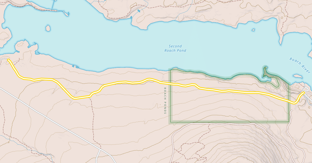 Map preview of Lakeside Trail