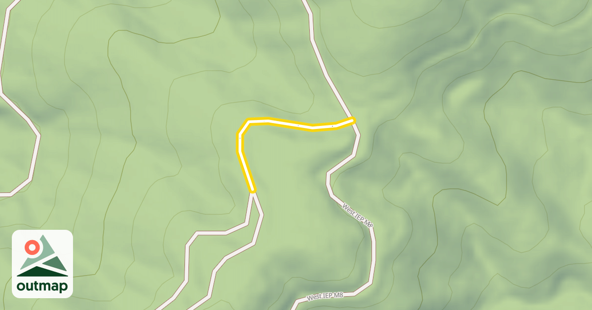 Map of Tripp's Knob