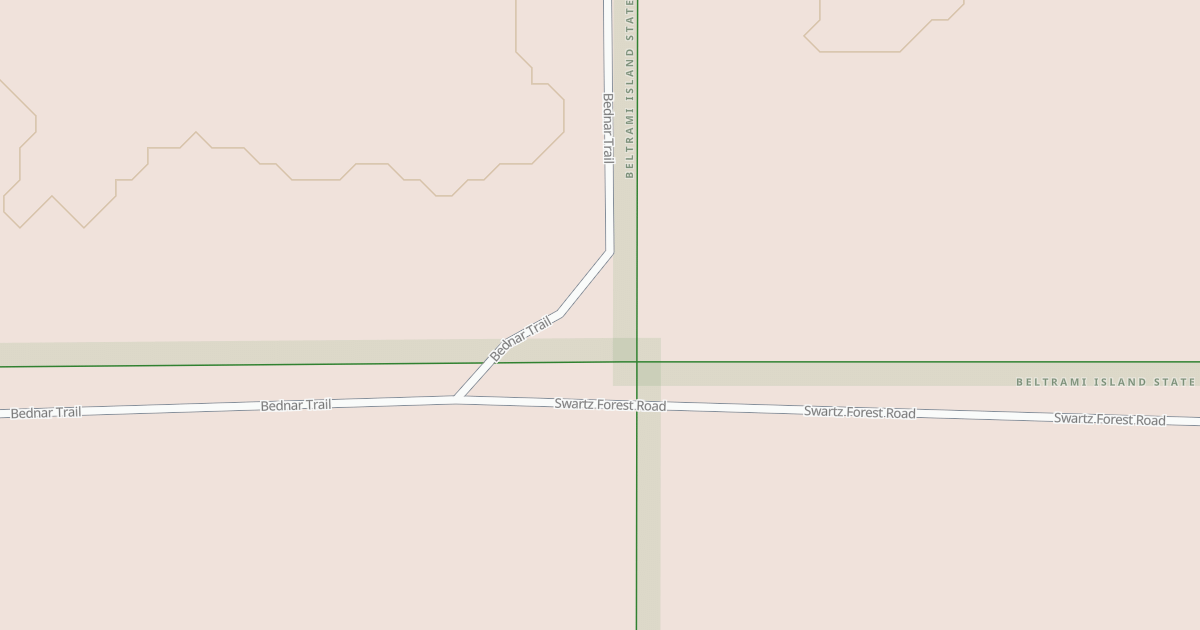 Map preview of Warroad/Roseau Trails