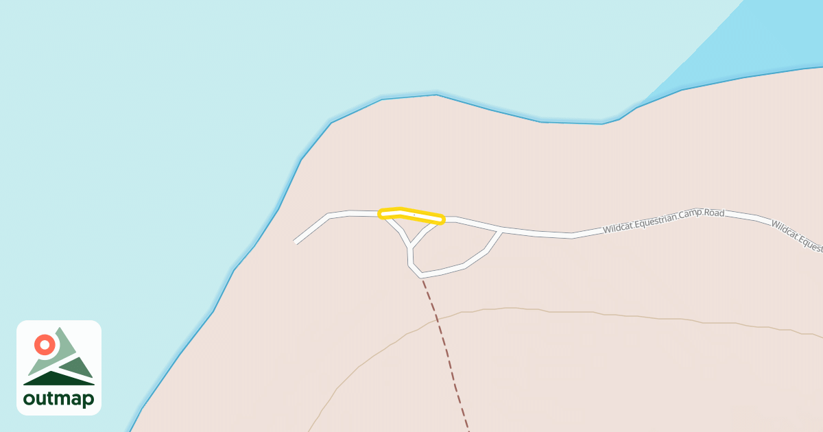 Map of Wildcat Equestrian Camp Road