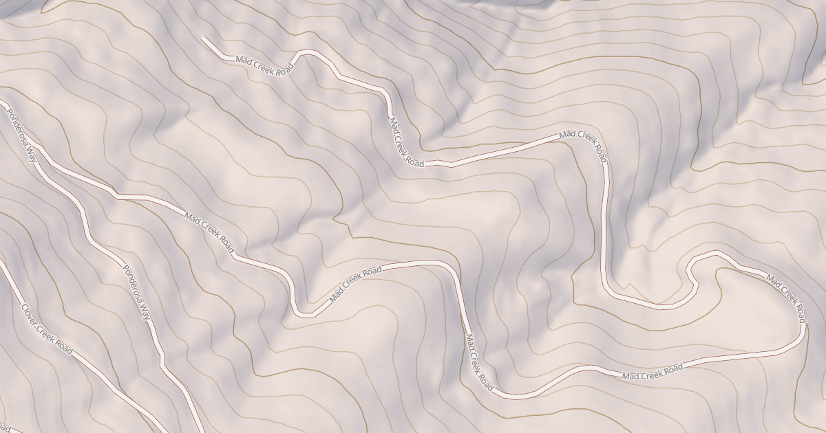 Map preview of MAD CREEK