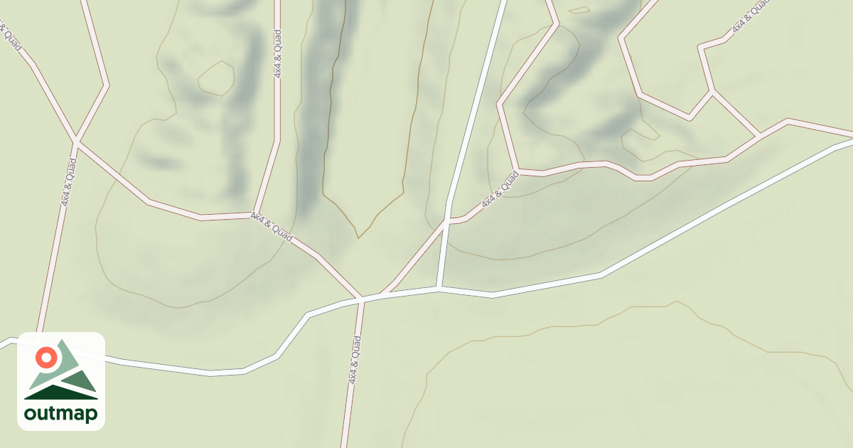 Map of Interlake State Recreation Area Trails