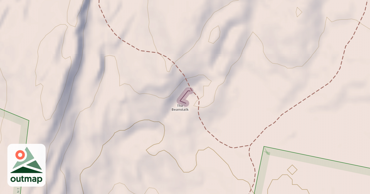 Map of Climbing Crag