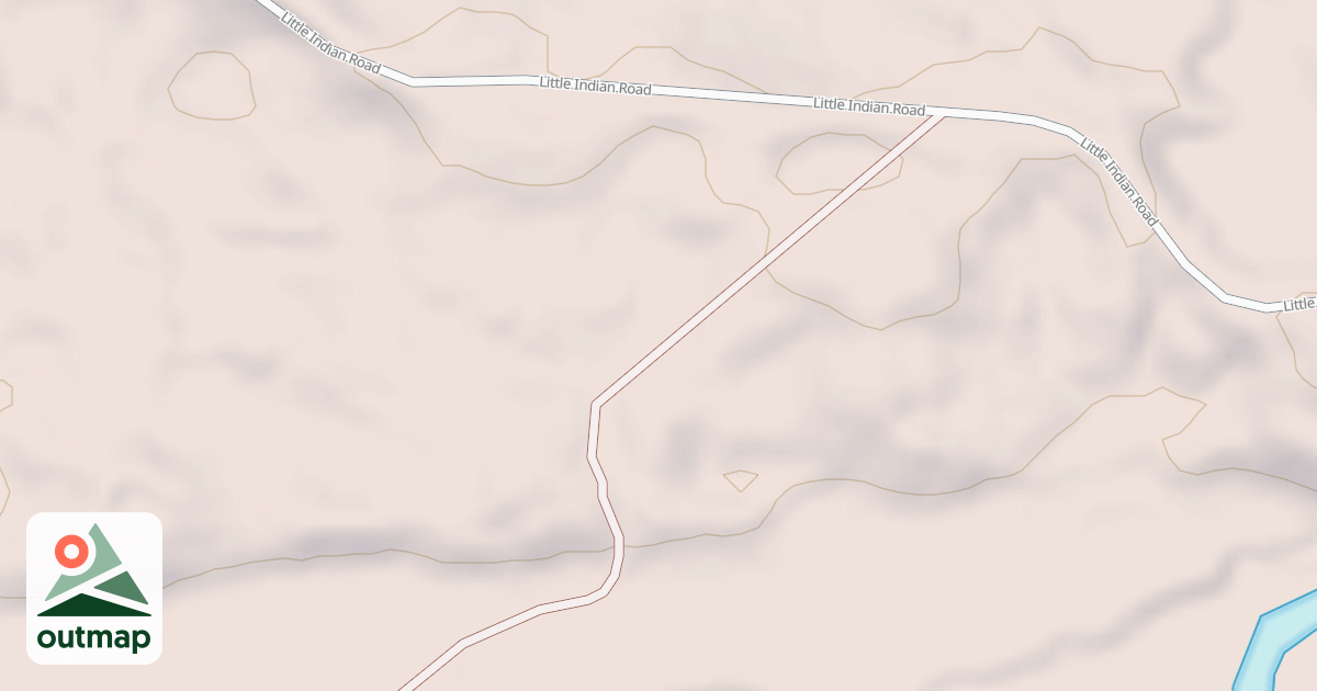 Map of LITTLE INDIAN SPUR A