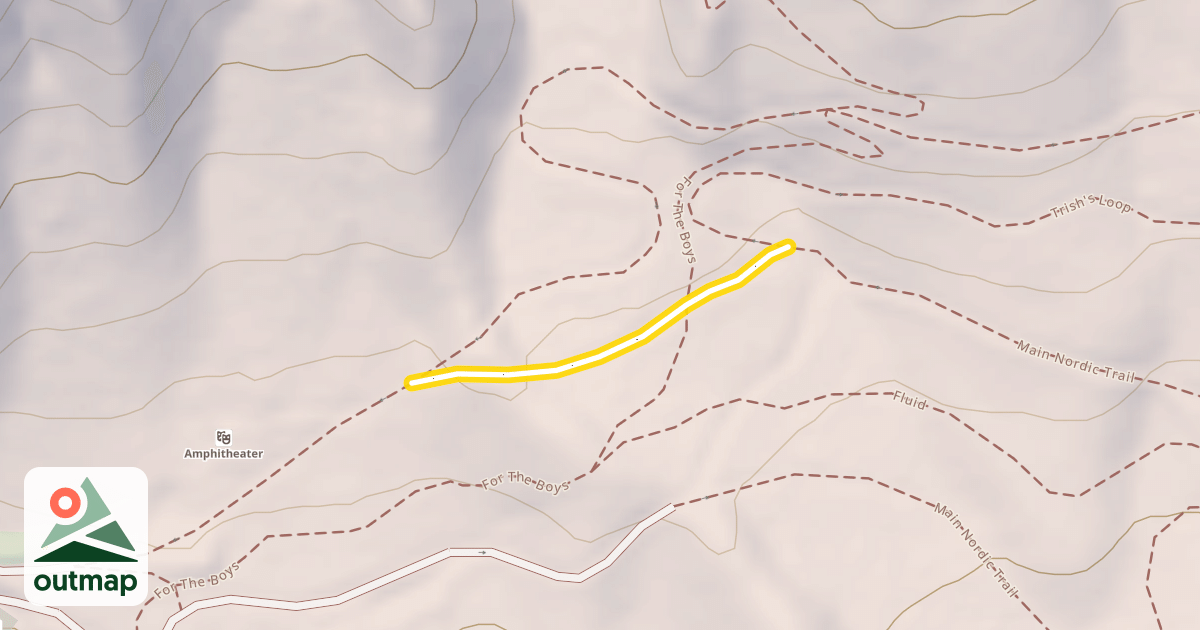 Map of Main Nordic Trail