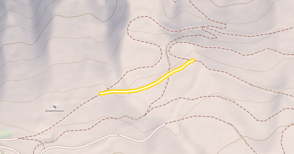 Map preview of Main Nordic Trail