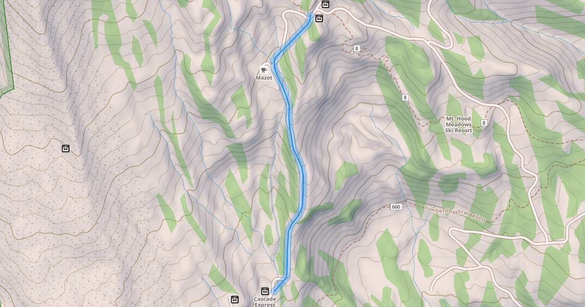 Map preview of Ridge Run